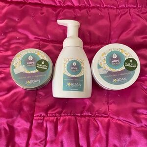Jordan Essentials Hope 3pc Self-Care Set | Lotion Bar + Salt Scrub + Hand Soap